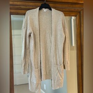 Abound Cream Open-Front Cardigan